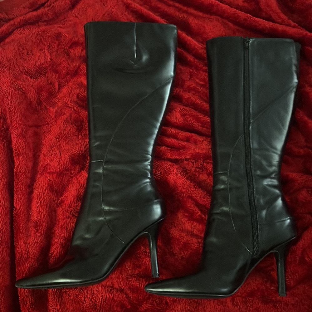 Nine West Blondey Black Leather